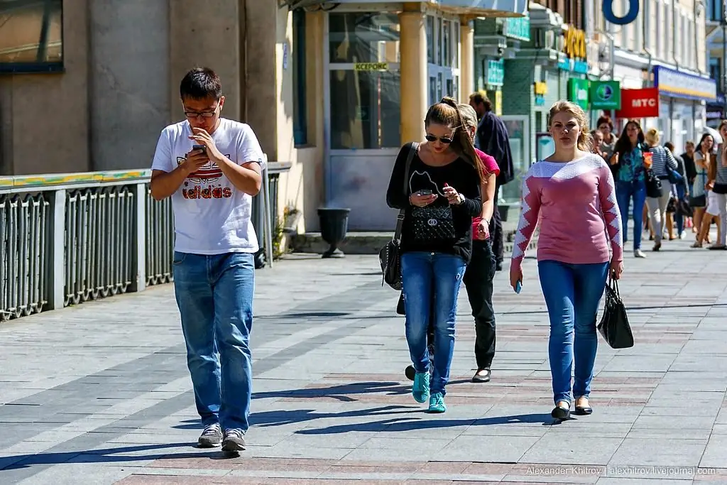 People in Moscow