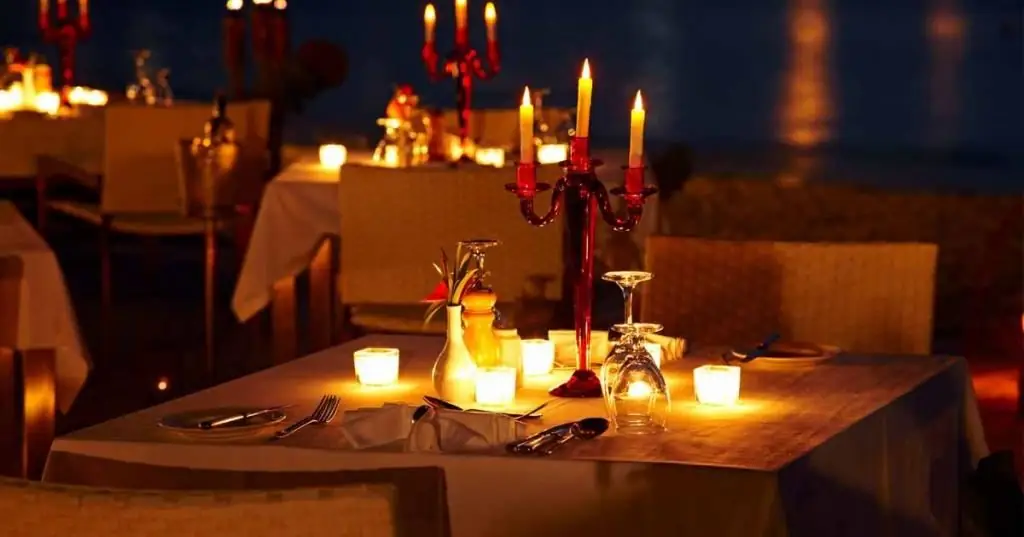 romantic dinner invitation