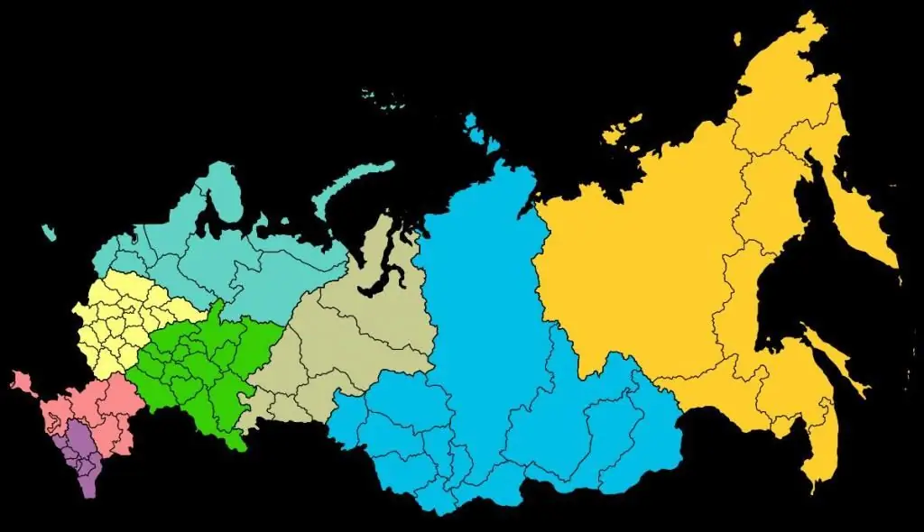 Mapa de Rusia