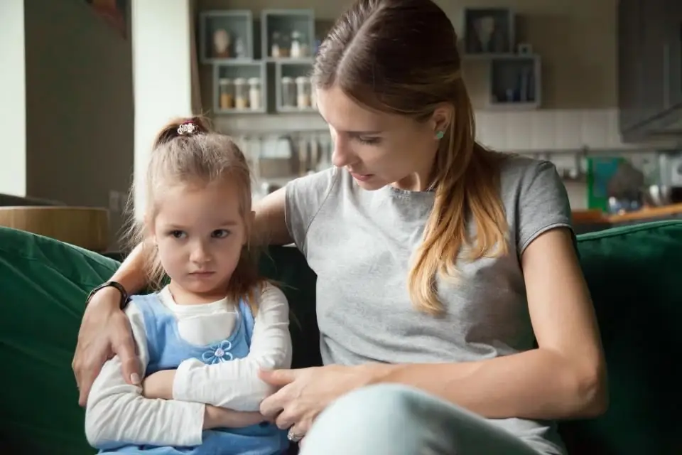 bambino con la mamma