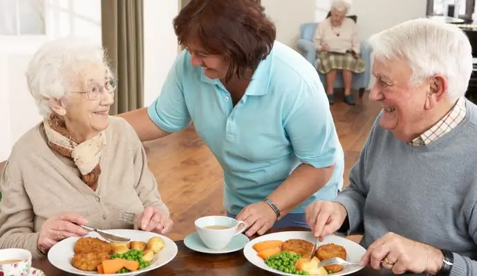 elderly man loses his appetite