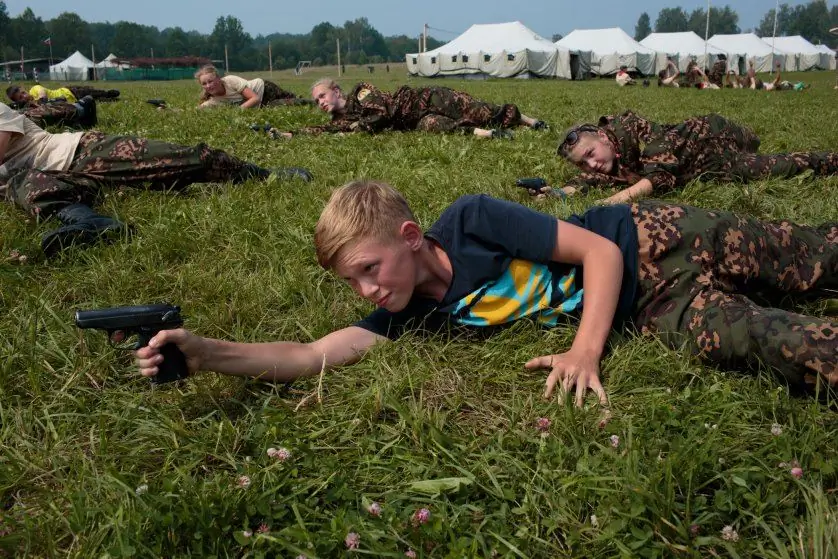 campamento militar infantil