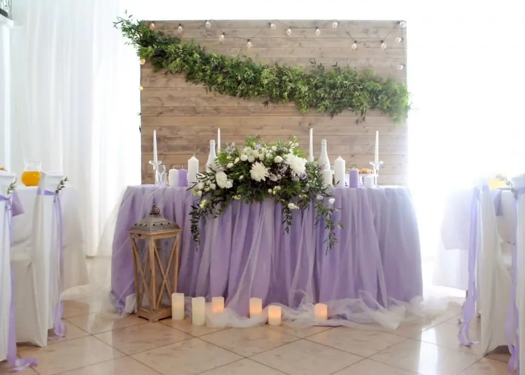 Presidium do casamento: ideias de design, opções de decoração e ideias interessantes com fotos