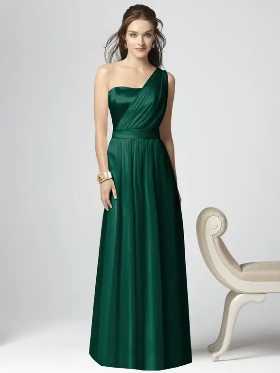 signes de robe de mariée verte