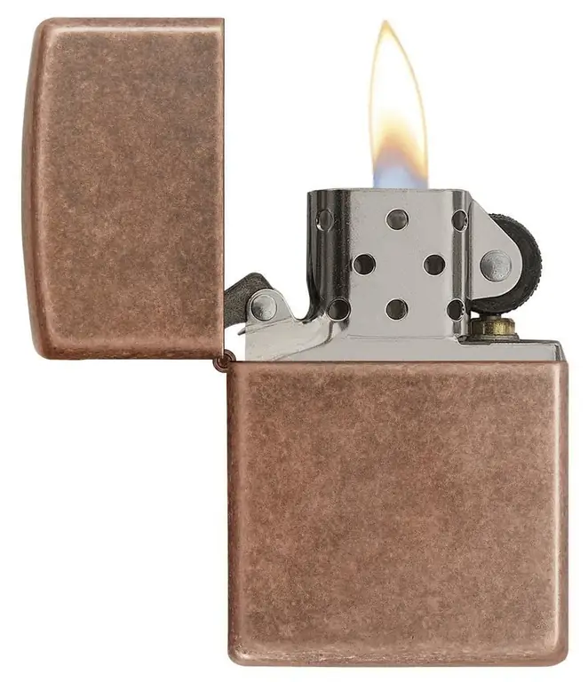 Zippo-tändare - hur man skiljer ett original från ett falskt: beskrivning och jämförelse