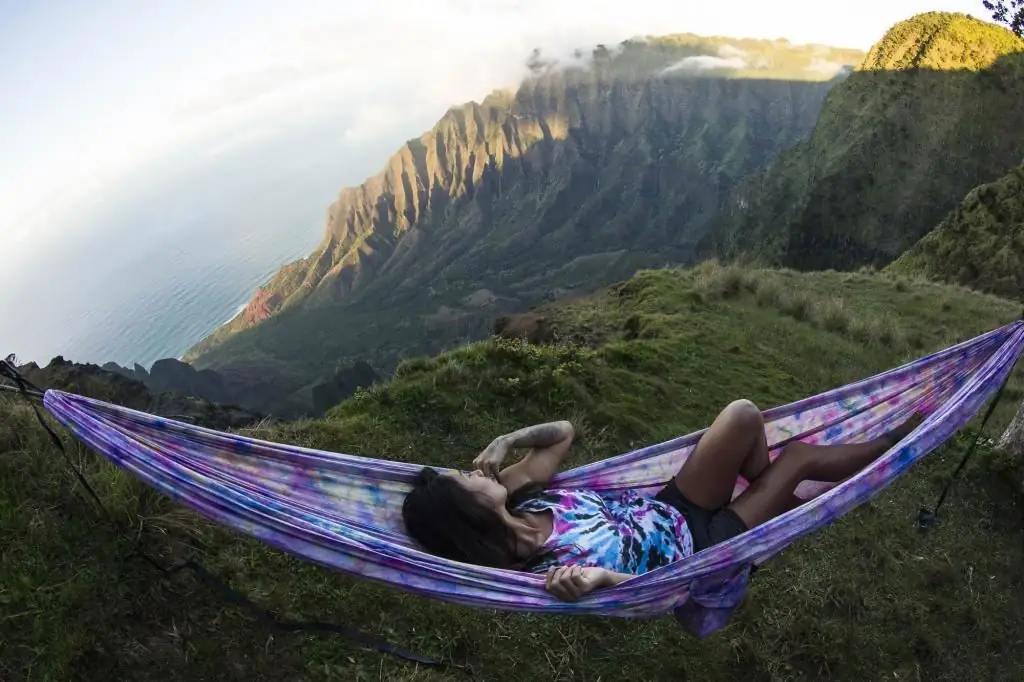 tempat tidur gantung bingkai gantung