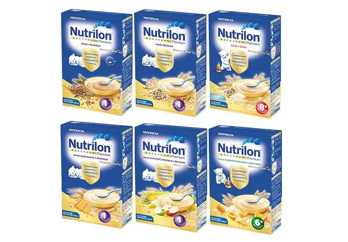 Porridge "Nutrilon": assortimento, età, composizione, alimenti complementari, istruzioni per l'alimentazione e recensioni dei genitori