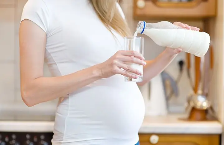 pregnant and milk