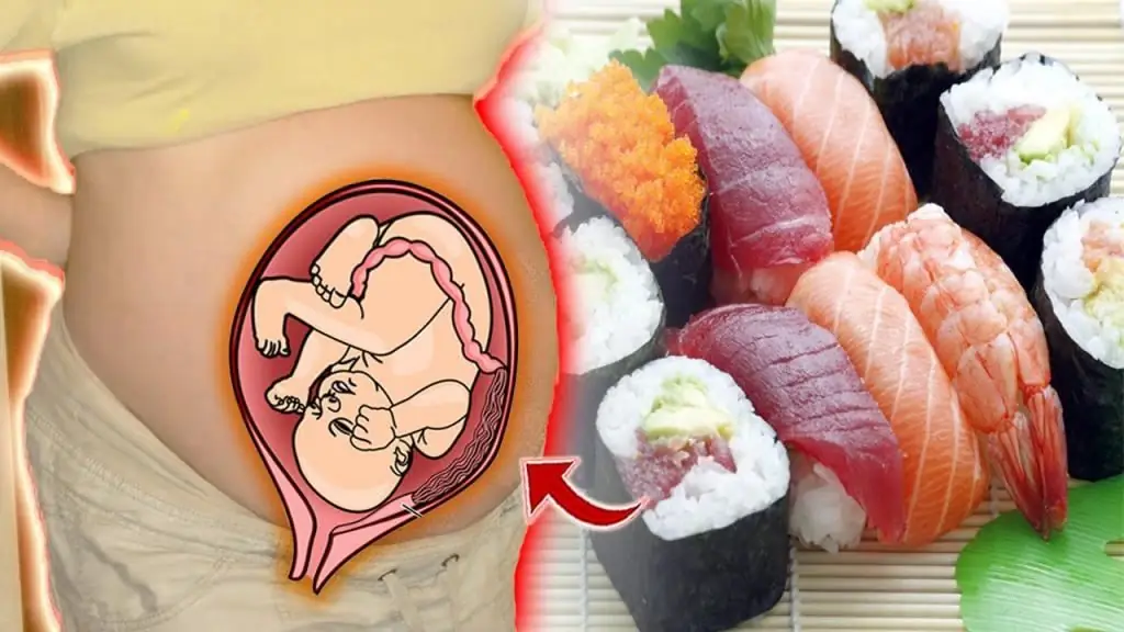 The influence of Japanese cuisine on the expectant mother