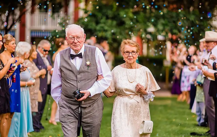 aniversário de casamento 70 anos