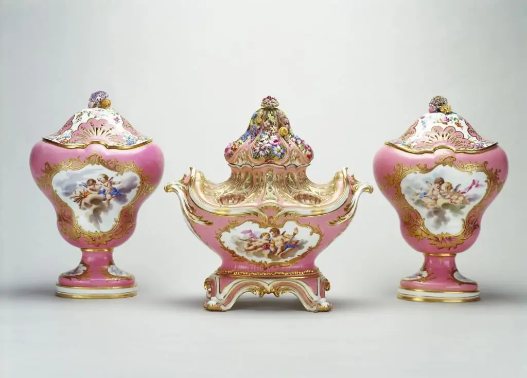 Serviss, franču porcelāns