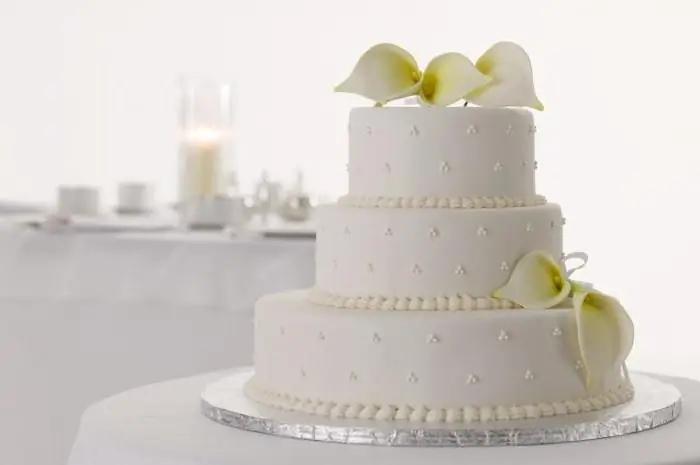 Hindi pangkaraniwang wedding cake. Mga orihinal na ideya. Dekorasyon ng cake