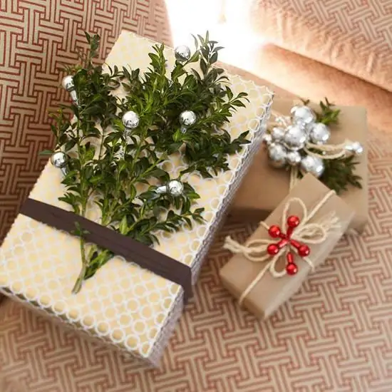 Original and beautiful gift wrapping: interesting ideas and recommendations