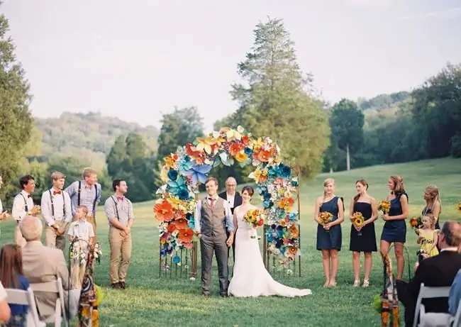 photo wedding decor