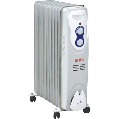 Oil radiator - always warm weather in your home