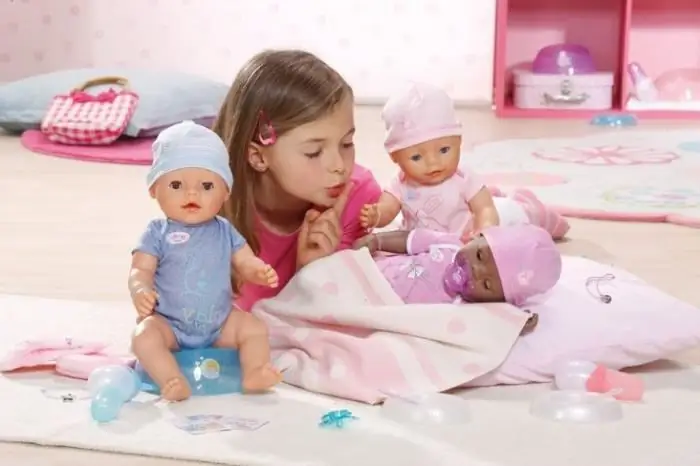 Interactive dolls for girls - high-tech toys