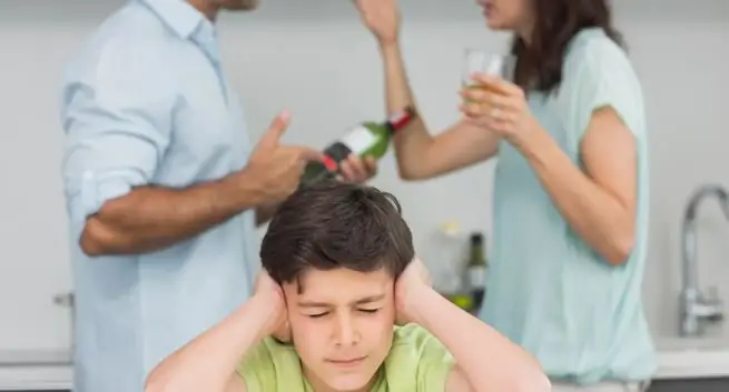 ambiance tendue dans la famille