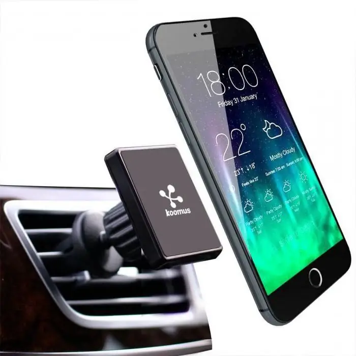 magnetic car holder para sa mga smartphone