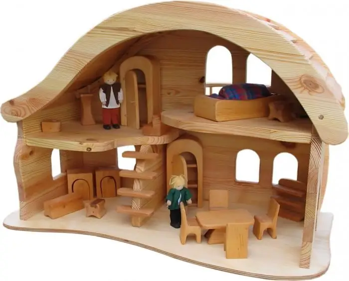 Com fer una casa per a una nina amb les teves pròpies mans? Casa gran amb mobles per a nines Barbie