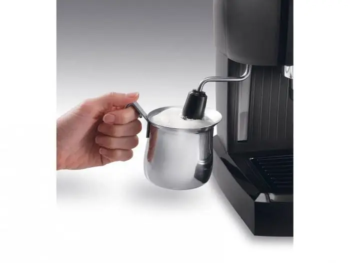 Kitengeneza kahawa cha Delonghi EC 155: vipimo. Maoni ya wamiliki