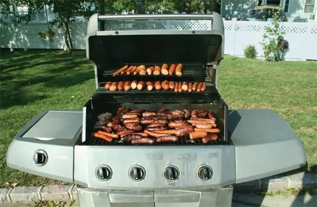 barbacoa de hierro fundido