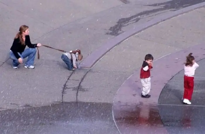 Leash for teaching a child to walk