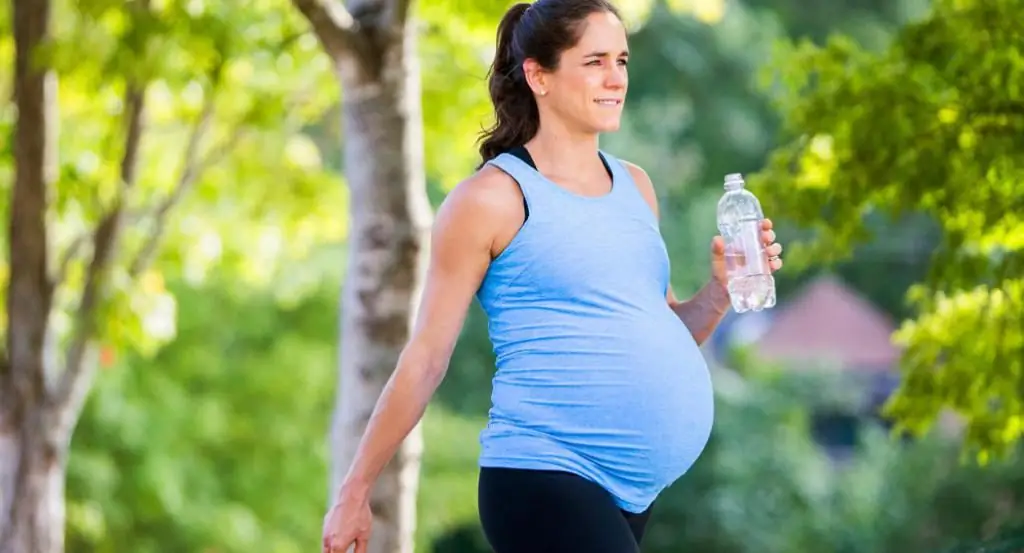 Water balance in the body of a pregnant woman