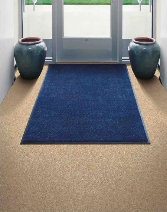 hallway rubber mat