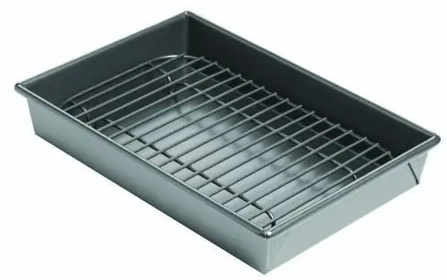 Corrugated bottom oven tray