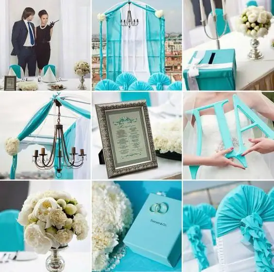 arredamento matrimonio tiffany