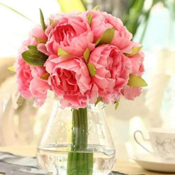 peony wedding photo