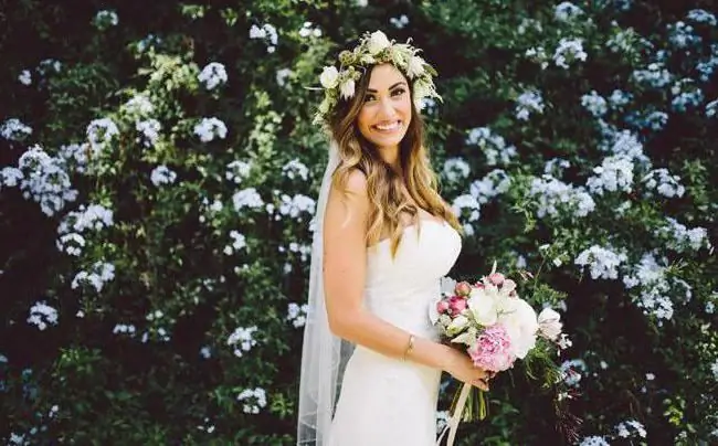 ghirlande di fiori da sposa