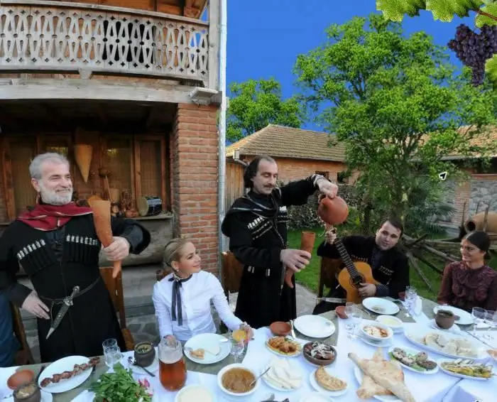 Georgian toasts for the day