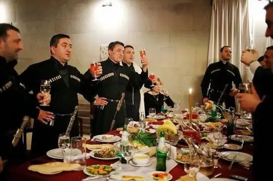 Brindisi di compleanno georgiano per un uomo