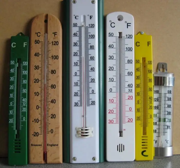 Thermomètre d'ambiance : types, classification, recommandations générales d'utilisation