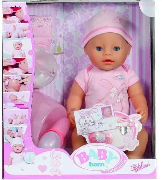 Interactive Baby Born dolls: description, reviews. Toys for kids