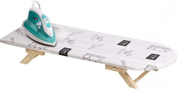 folded ironing board dimensions