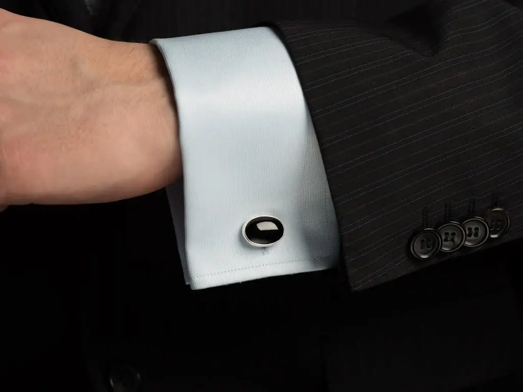 Silver cufflinks - an appropriatet