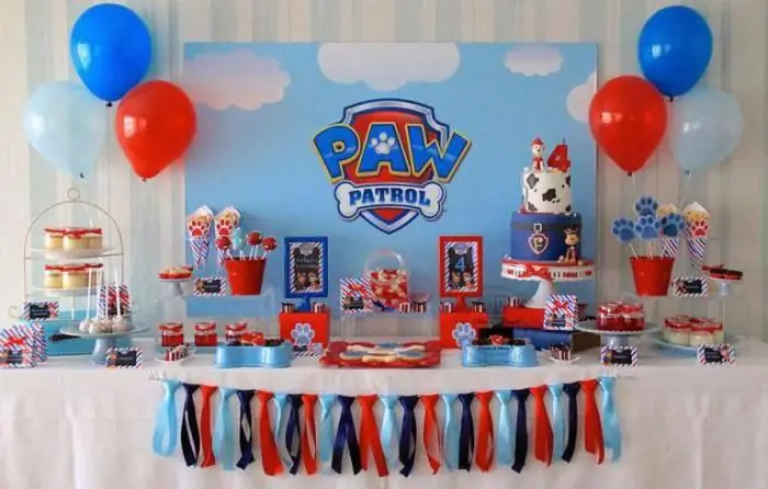 cumpleaños de la patrulla canina