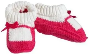 knitted booties for newborns