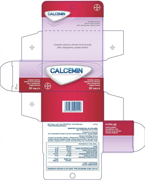 "Calcemin" tydens swangerskap: instruksies vir gebruik, analoë, resensies