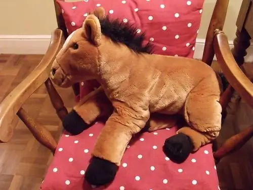 cavallo di peluche