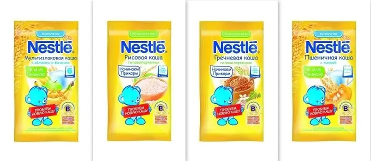 mingau de trigo sarraceno hipoalergênico "Nestlé"