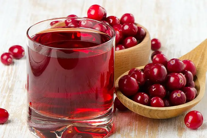 cranberry juice sa panahon ng pagbubuntis